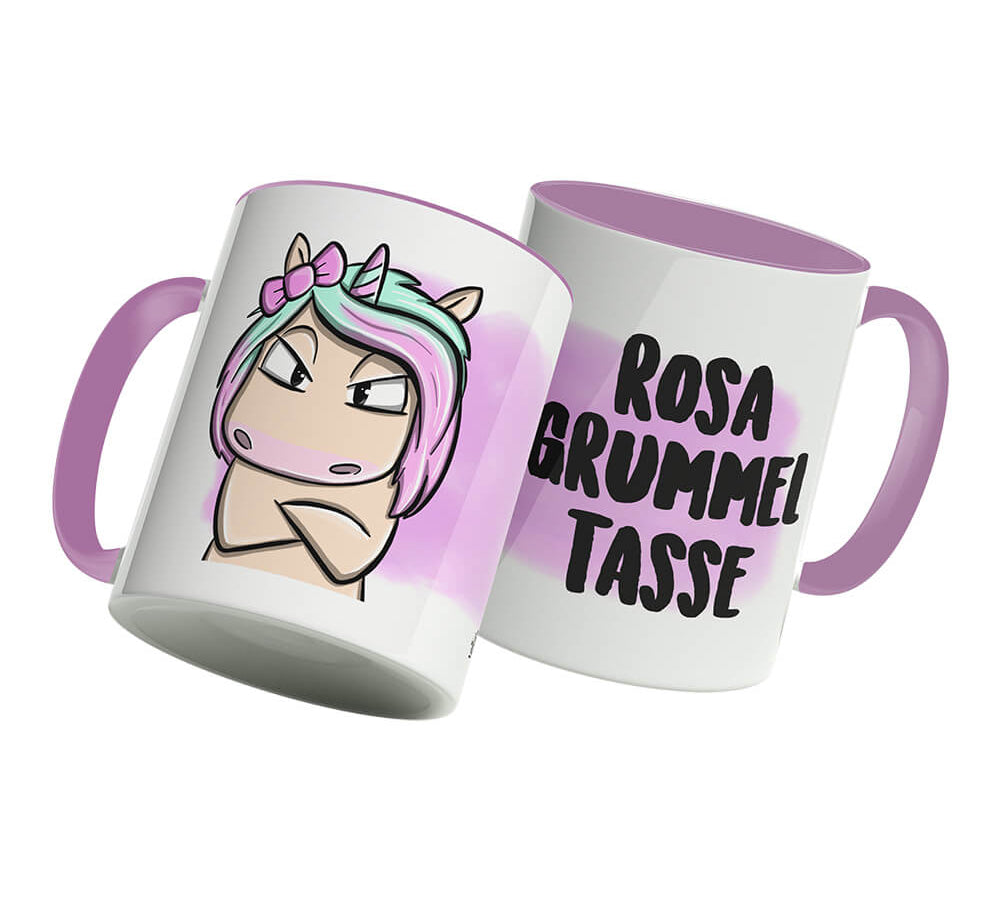 Tasse Rosa Grummel - Einhorn Mina Tasse