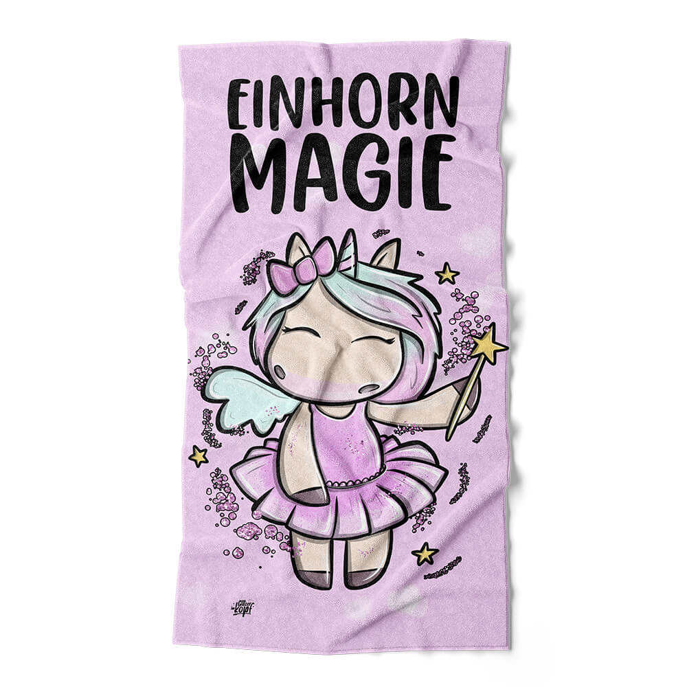 Handtuch - Einhorn Magie - Einhorn Mina Kids