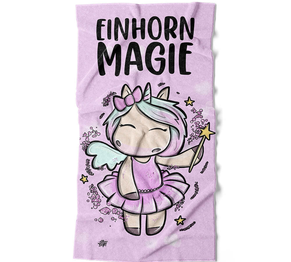 Handtuch - Einhorn Magie - Einhorn Mina Kids