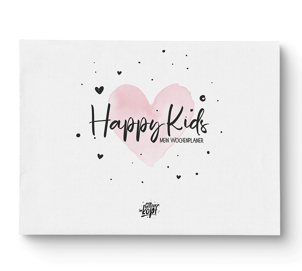Wochenplaner Happy Kids A4 - Einhorn Mina Block