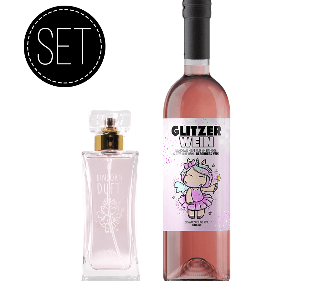 Set - Wein & Parfum - Einhorn Mina Set